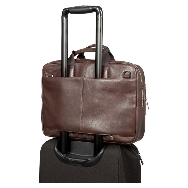 Knomo Newbury briefcase 15" computertaske, brun