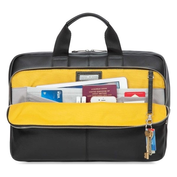 Knomo Newbury briefcase 15" computertaske, sort