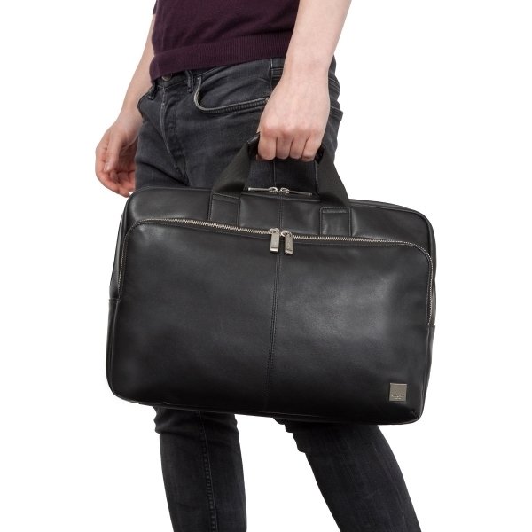 Knomo Newbury briefcase 15" computertaske, sort