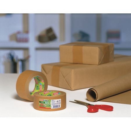 tesa ecoLogo Pakketape, 50 mm, papir