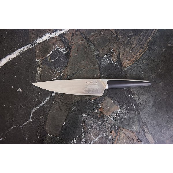RISVIG Acutus Damaskus kokkekniv 20 cm