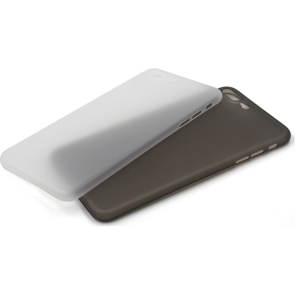Twincase iPhone 8 plus case, transparent hvid