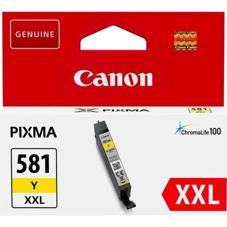 Canon CLI-581XXL blækpatron gul, 600s