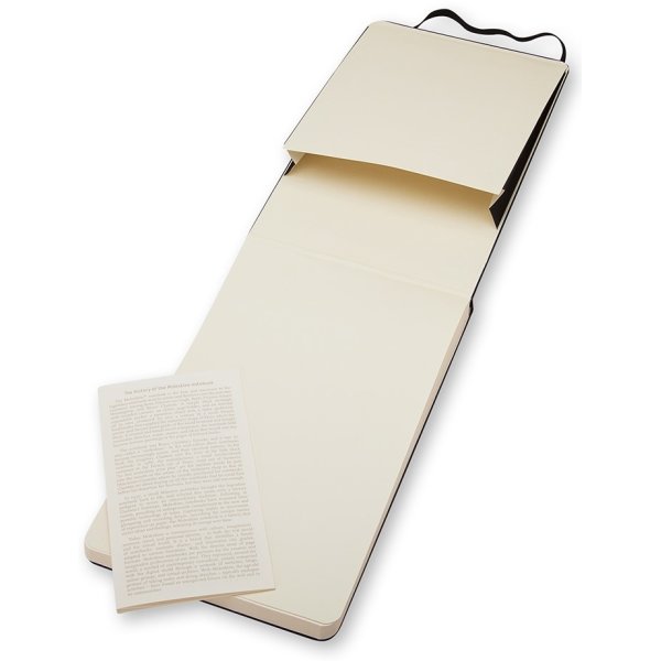 Moleskine Rep. Hard Notesbog Large, linjeret, sort