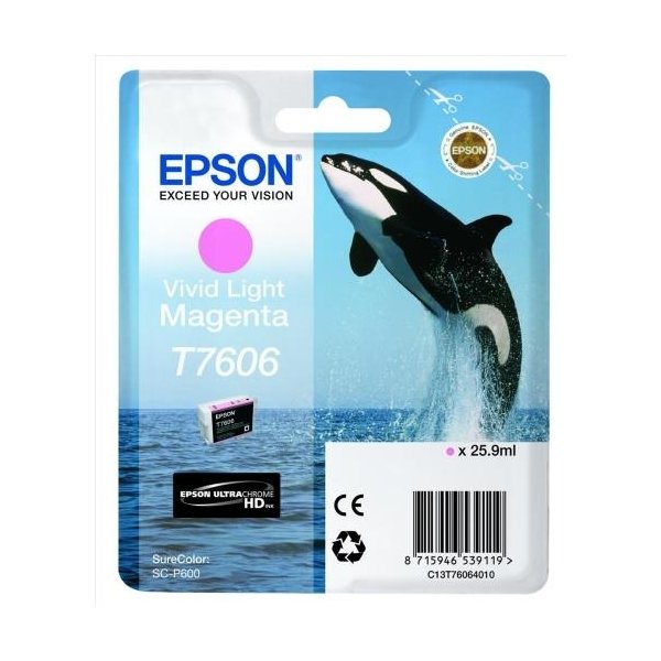 Epson C13T76064010 blækpatron, klar lys magenta