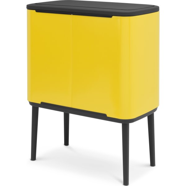 Brabantia BO Touch Bin 11+23 L, daisy yellow