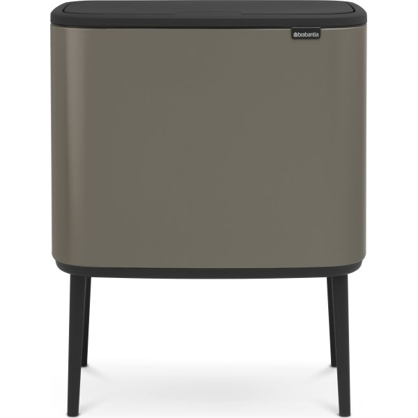 Brabantia BO Touch Bin 11+23 L, platinum