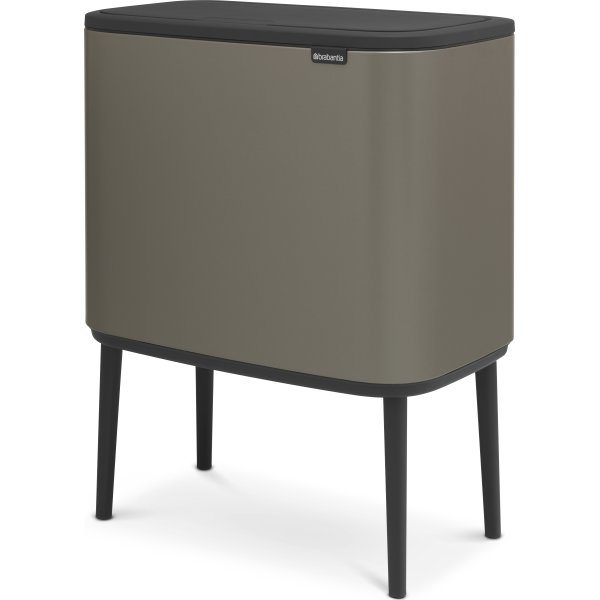Brabantia BO Touch Bin 11+23 L, platinum