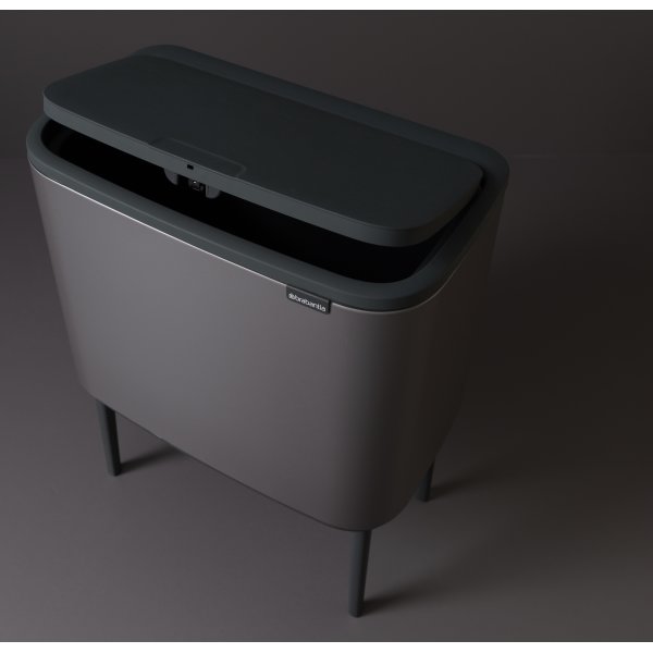 Brabantia BO Touch Bin 11+23 L, platinum