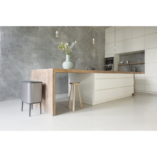 Brabantia BO Touch Bin 11+23 L, platinum