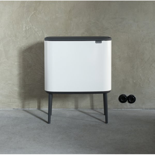 Brabantia BO Touch Bin 36 L, white