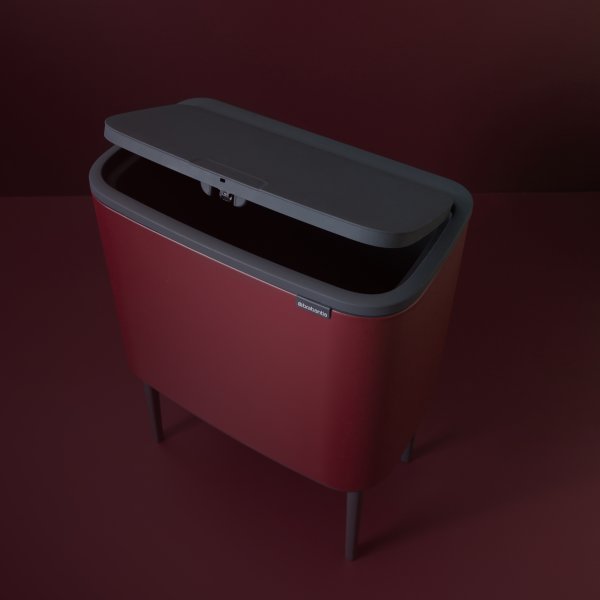 Brabantia BO Touch Bin 36 L, windsor red