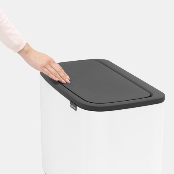Brabantia BO Touch Bin 11+23 L, white