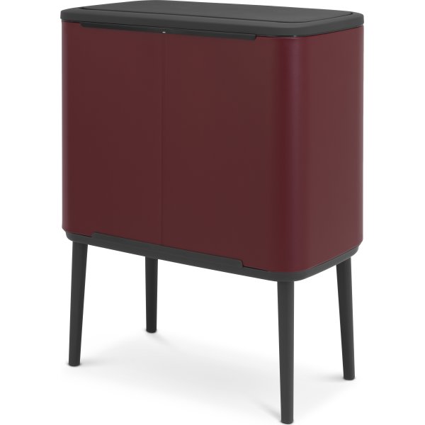Brabantia BO Touch Bin 11+23 L, windsor red