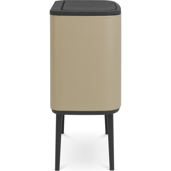 Brabantia BO Touch Bin 11+23 L, golden beach