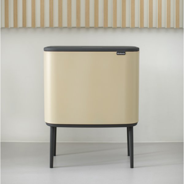 Brabantia BO Touch Bin 11+23 L, golden beach