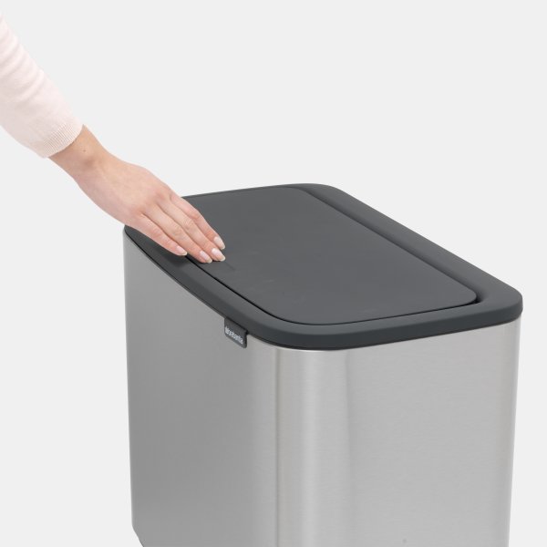 Brabantia BO Touch Bin 3x11 L, matt steel FPP
