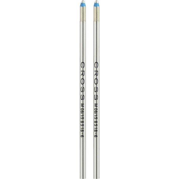 Cross D-1 Mini Refill, medium, blå, 2 stk.