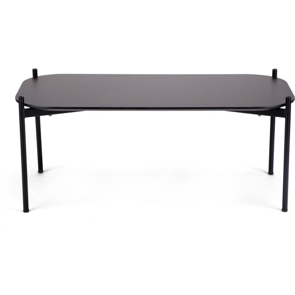 Ziggy lounge/sofabord, 50x100x40 cm, sort laminat