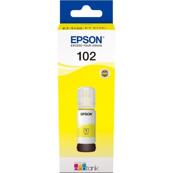 Epson T102 blæktank, gul, 70ml