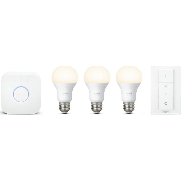 Philips HUE E27 samlet pakket, hvid