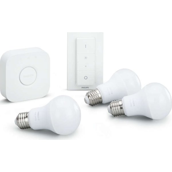 Philips HUE E27 samlet pakket, hvid