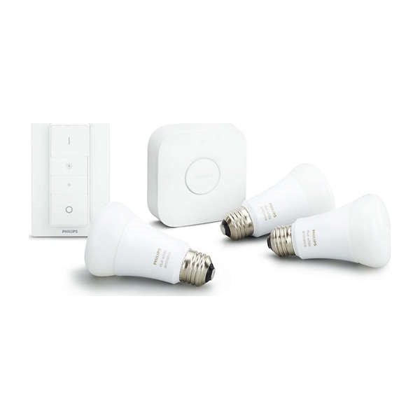 Philips HUE E27 "atmosfærelys" samlet pakket, hvid