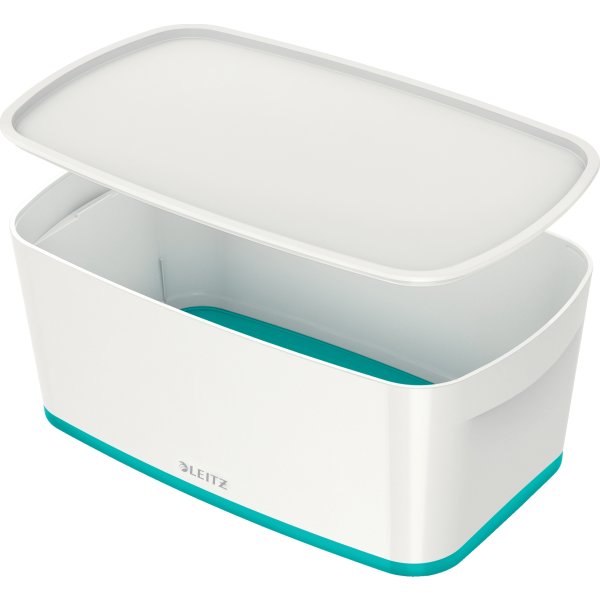 Leitz MyBox Opbevaringsboks Small, hvid/grå