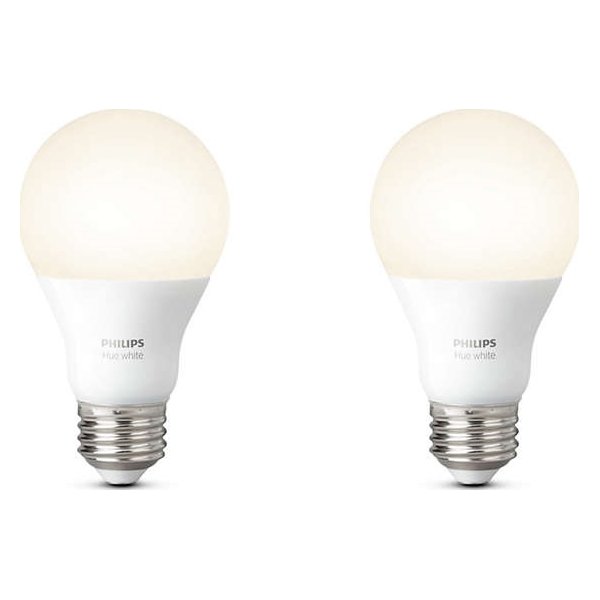 Philips HUE 9W A60 E27 dobbeltpakke, hvid