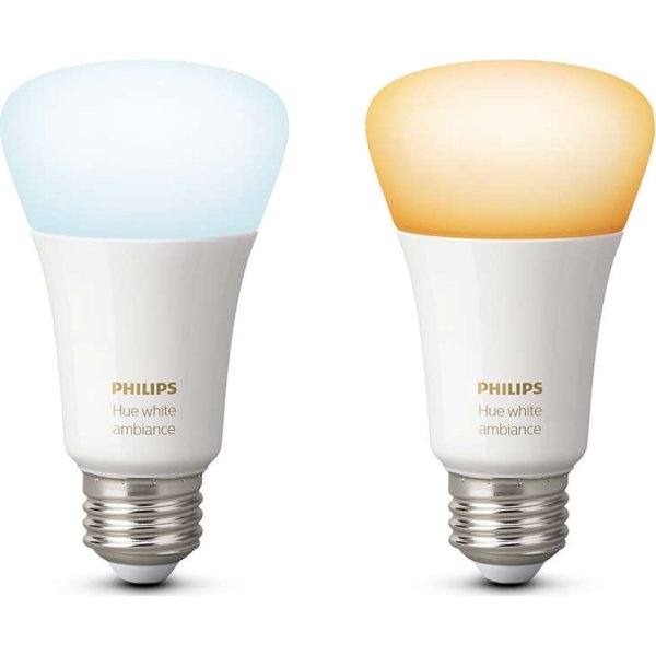 Philips HUE E27 ambiance dobbeltpakke, hvid