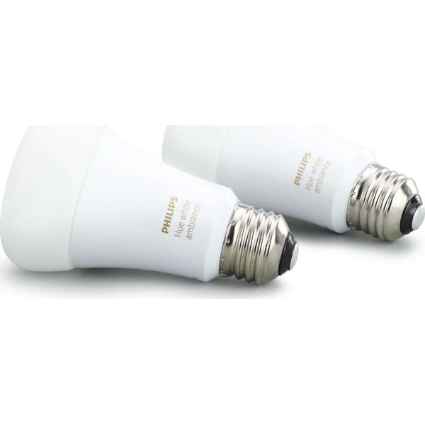 Philips HUE E27 ambiance dobbeltpakke, hvid