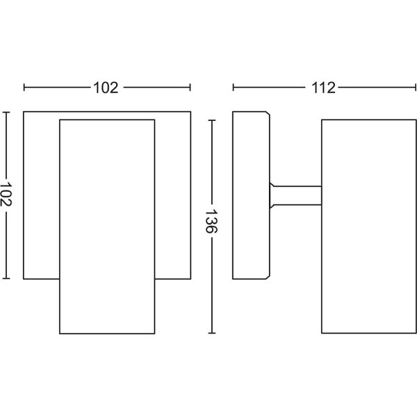 Philips HUE Buratto GU10 spot, hvid