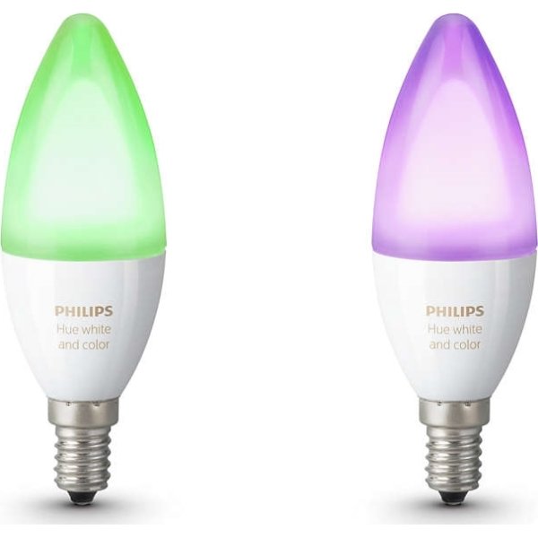 Philips HUE White + color Ambiance E14, 2-pak