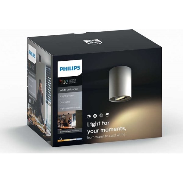 Philips HUE Pillar GU10 spotlys, hvid