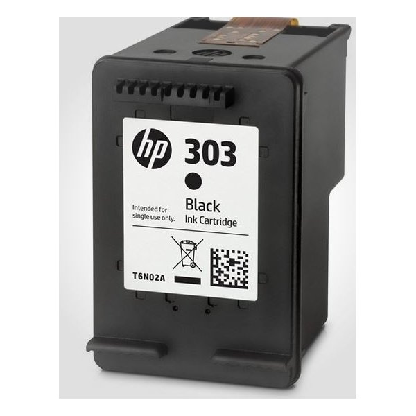 HP 303 blækpatron, sort, 200s