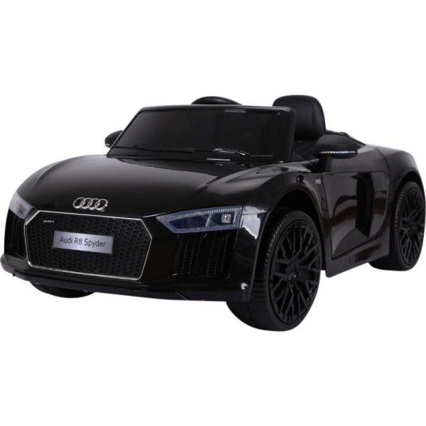 El-drevet Audi R8 bil 12V, sort