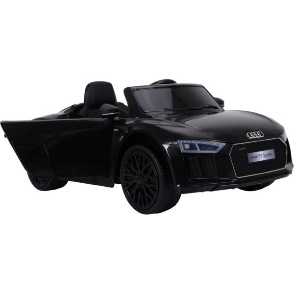 El-drevet Audi R8 bil 12V, sort