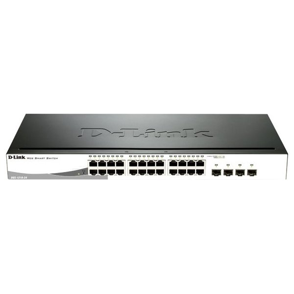 D-Link DGS-1210-24 switch, 28 ports