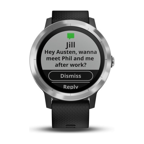 Vivoactive® 3 GPS-smartwatch, sort/sølv
