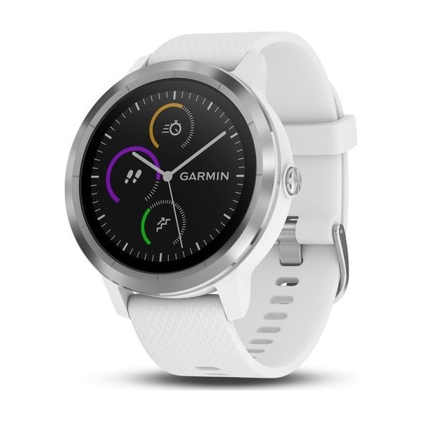 Garmin vívoactive® 3 GPS-smartwatch, hvid/stål