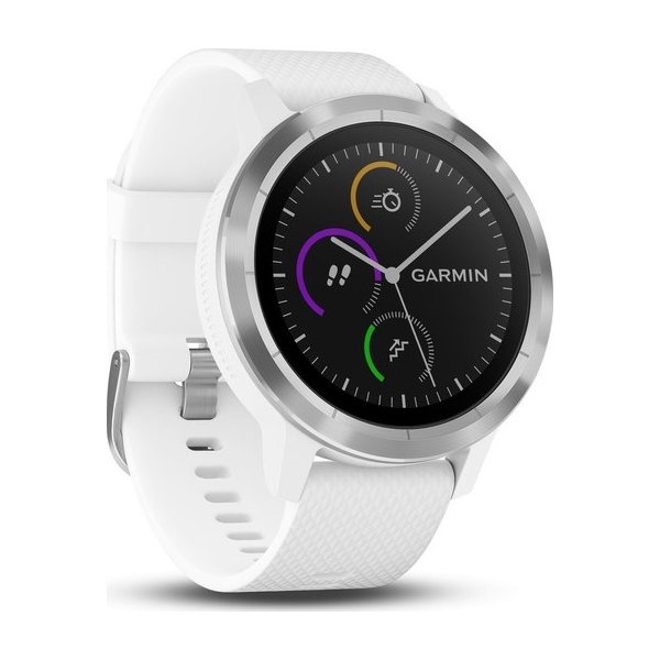 Garmin vívoactive® 3 GPS-smartwatch, hvid/stål
