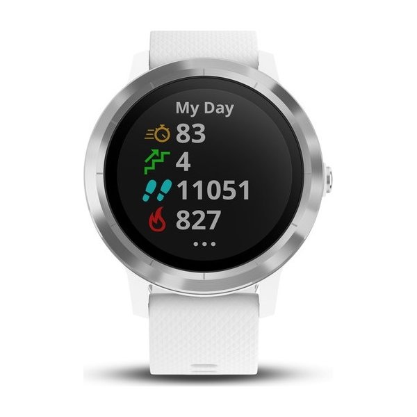Garmin vívoactive® 3 GPS-smartwatch, hvid/stål