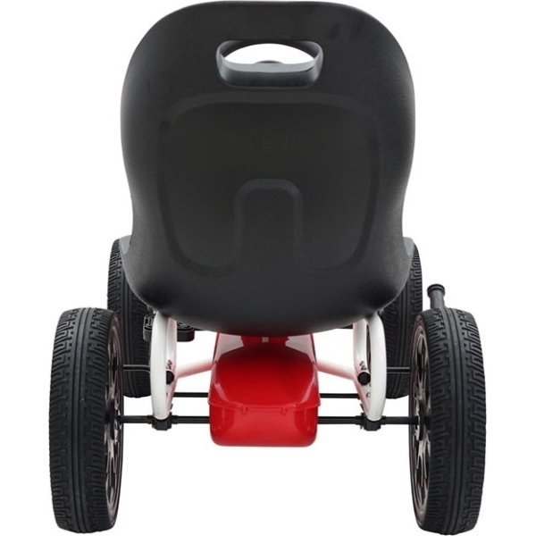 Abarth pedal-Gokart med gummidæk, rød