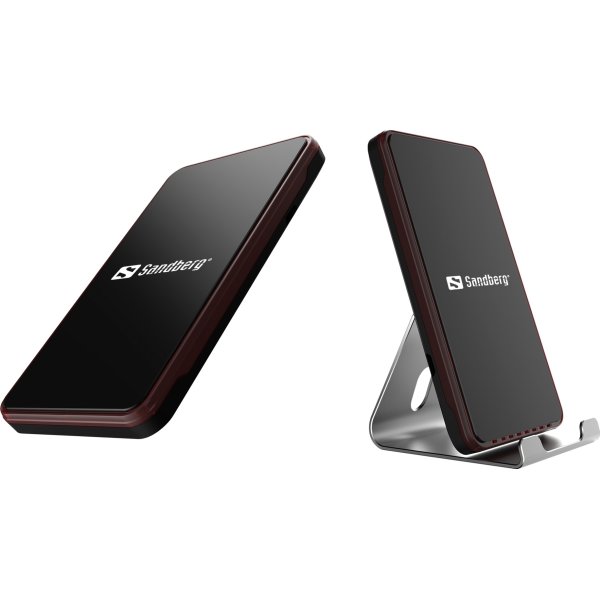 Sandberg Qi trådløs oplader Alu Dock, 10W