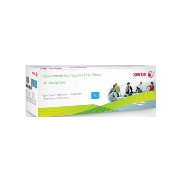 Xerox CF411X lasertoner, cyan, 5.200s