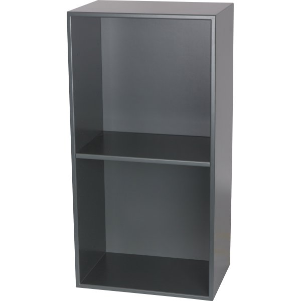 HAVANA reol m/2 rum - Dark Grey, D.34 inkl. ophæng