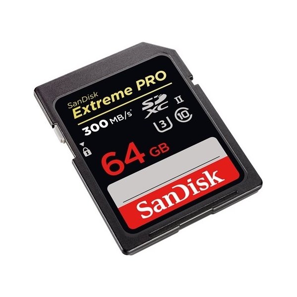 SanDisk Extreme Pro SDXC 64GB - 300MB/s UHS-II
