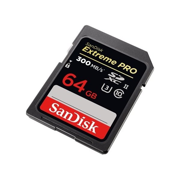 SanDisk Extreme Pro SDXC 64GB - 300MB/s UHS-II
