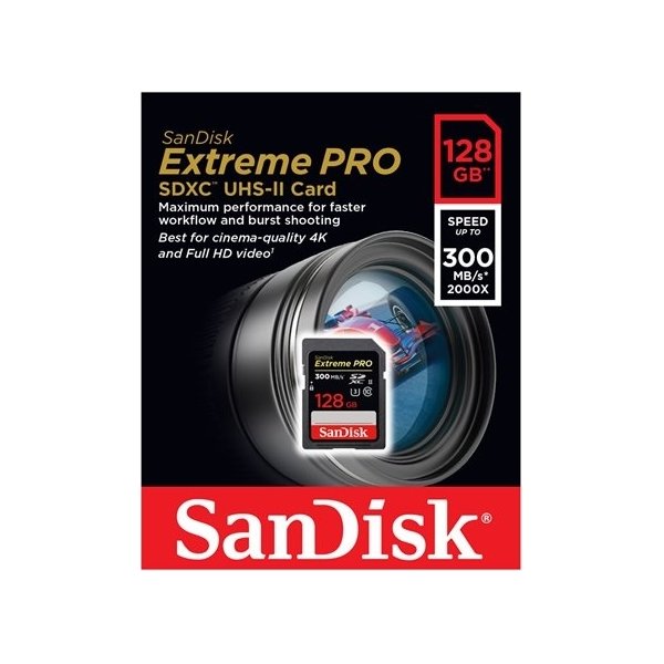SanDisk Extreme Pro SDXC 64GB - 300MB/s UHS-II