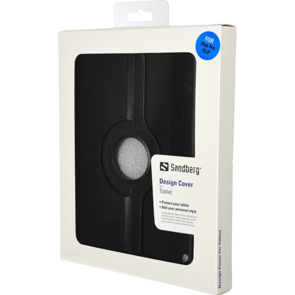 Sandberg iPad 2017 10.5" rotating cover, sort